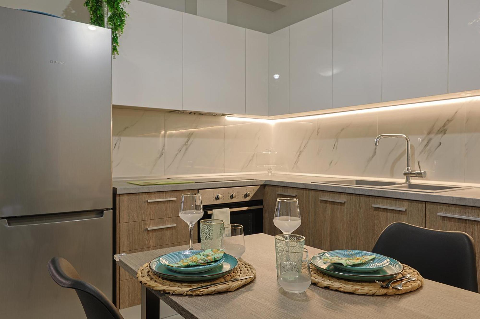 Zeta-Garden Oasis & Private Parking By Optimum Link Apartment กาเตรินี ภายนอก รูปภาพ